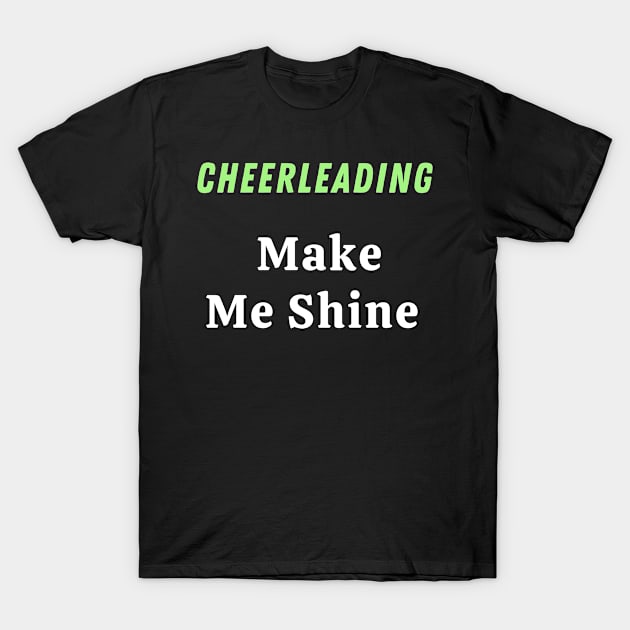 Cheerleading T-Shirt by Mdath